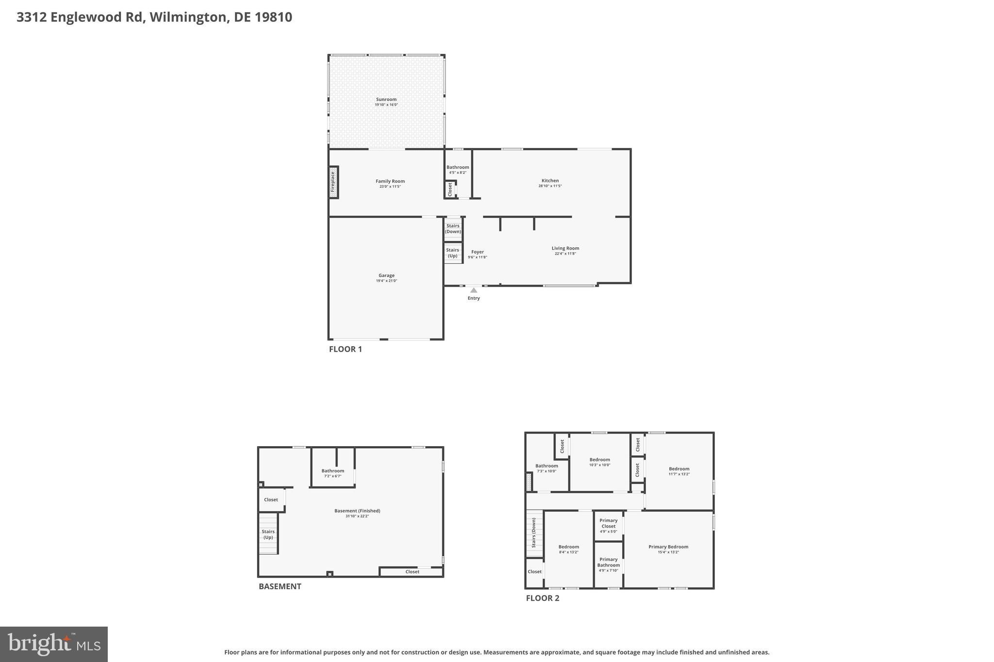 3312 Englewood Road Wilmington, DE 19810 - Photo 80 of 80 Combined Floor Plans.