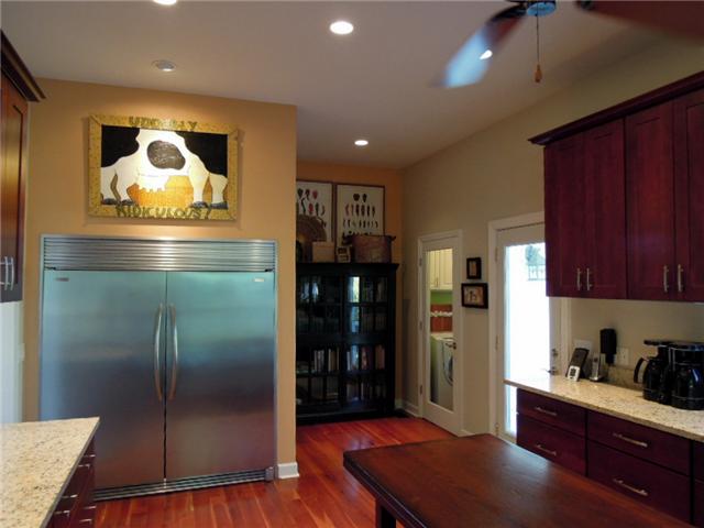 5923 Pettus Road Antioch, TN 37013 - Photo 2 of 20 What a kitchen! A true built-in side-by-side SS refrigerator/freezer. Walk-in pantry is tucked behind opposite the separate laundry.