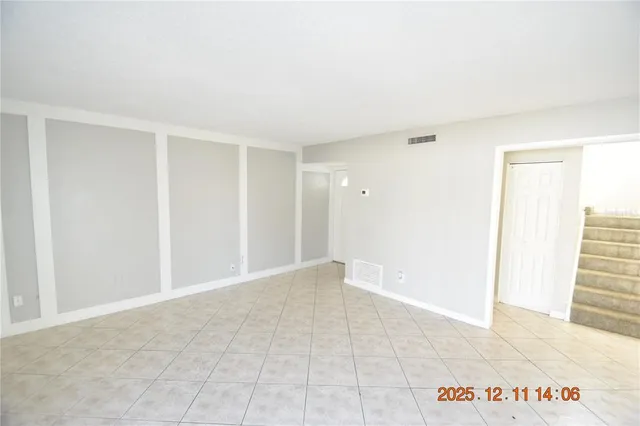 a view of an empty room