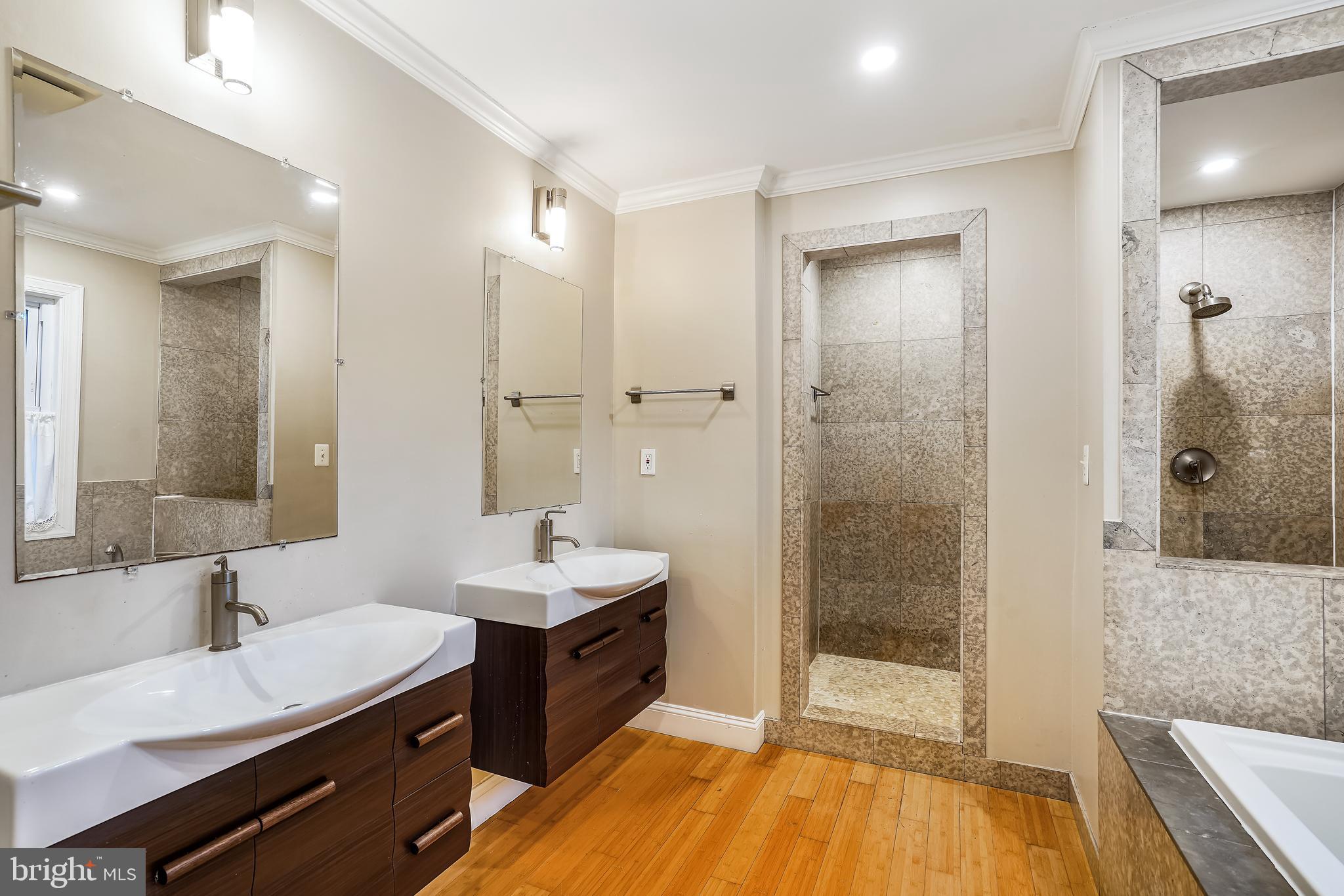 3206 Fox Mill Road Oakton, VA 22124 - Photo 35 of 56 DOUBLE SINKS AND HUGE WALK-IN SHOWER-IN MASTER BA