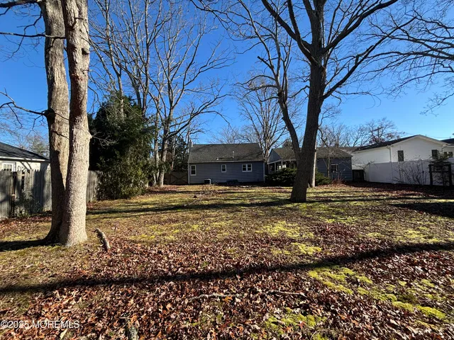 a view of road with large trees