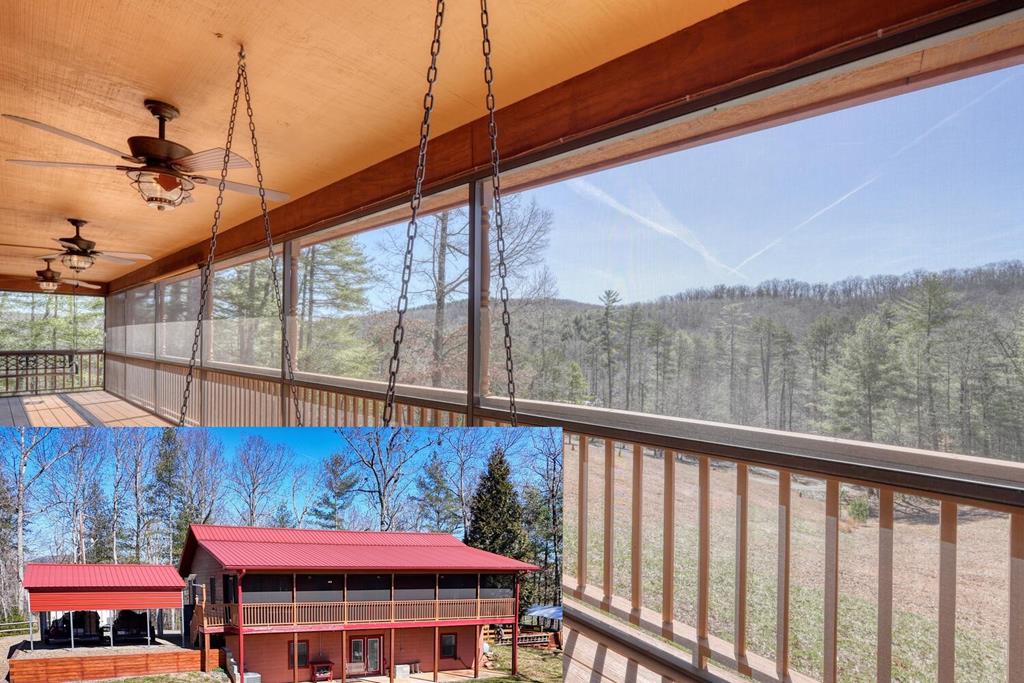 1995 River Hill Road Murphy, NC 28906 - Photo 1 of 68 a view of a two chairs in the balcony
