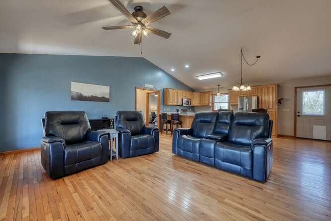 1995 River Hill Road Murphy, NC 28906 - Photo 11 of 68 a living room with couches and furniture with wooden floor