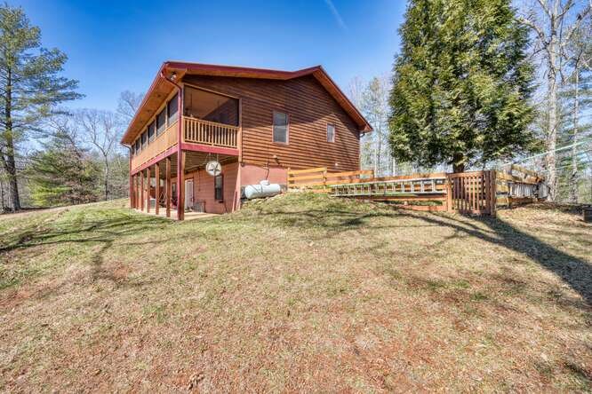 1995 River Hill Road Murphy, NC 28906 - Photo 58 of 68 a front view of a house with a yard