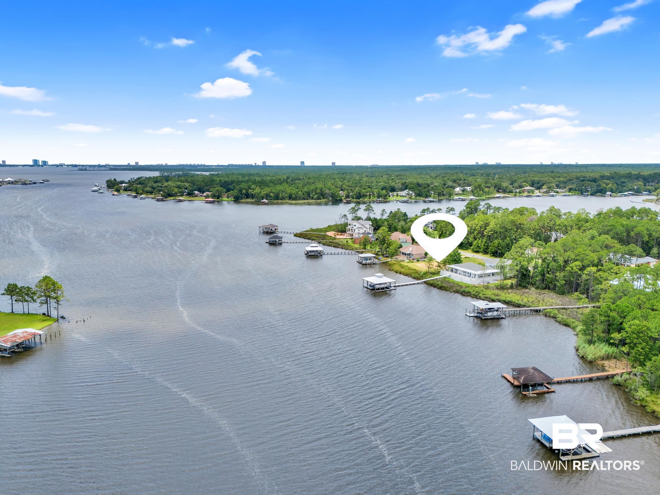 8963 Bay Point Drive Elberta, AL 36530 - Photo 19 of 25 Bird's eye view of a nearby body of water