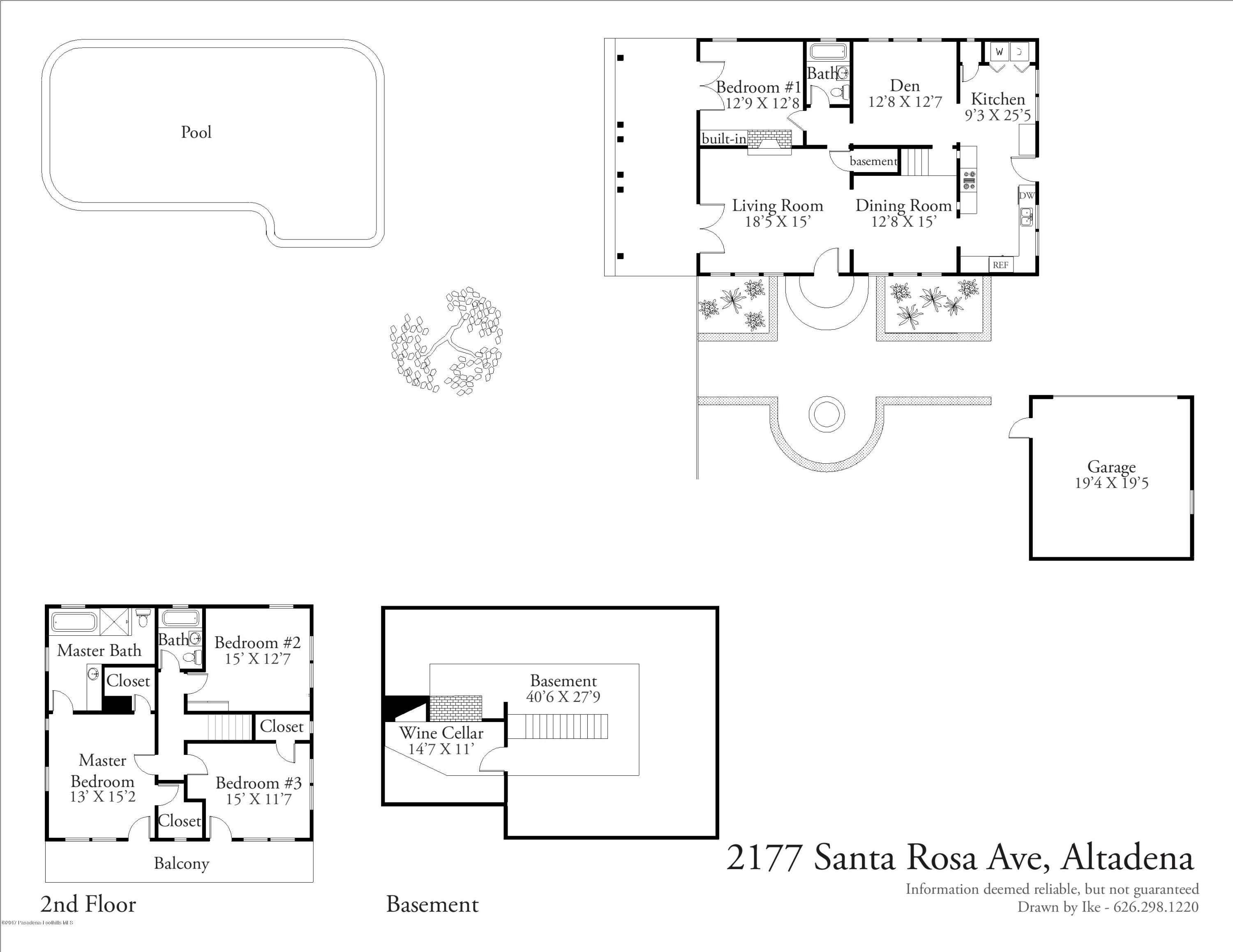 2177 Santa Rosa Avenue Altadena, CA 91001 - Photo 15 of 107 Updated Santa Rosa Floorplan