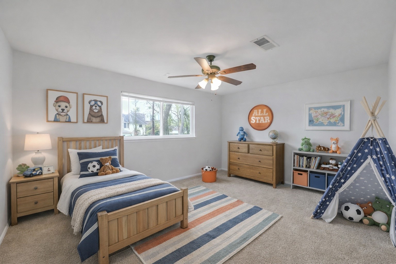 7611 Theisswood Road Spring, TX 77379 - Photo 26 of 41 Sizeable secondary bedrooms with plenty of room for natural light.