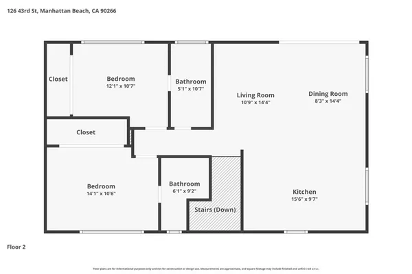 $2,650,000 | 126 43rd Street, Manhattan Beach, CA 90266