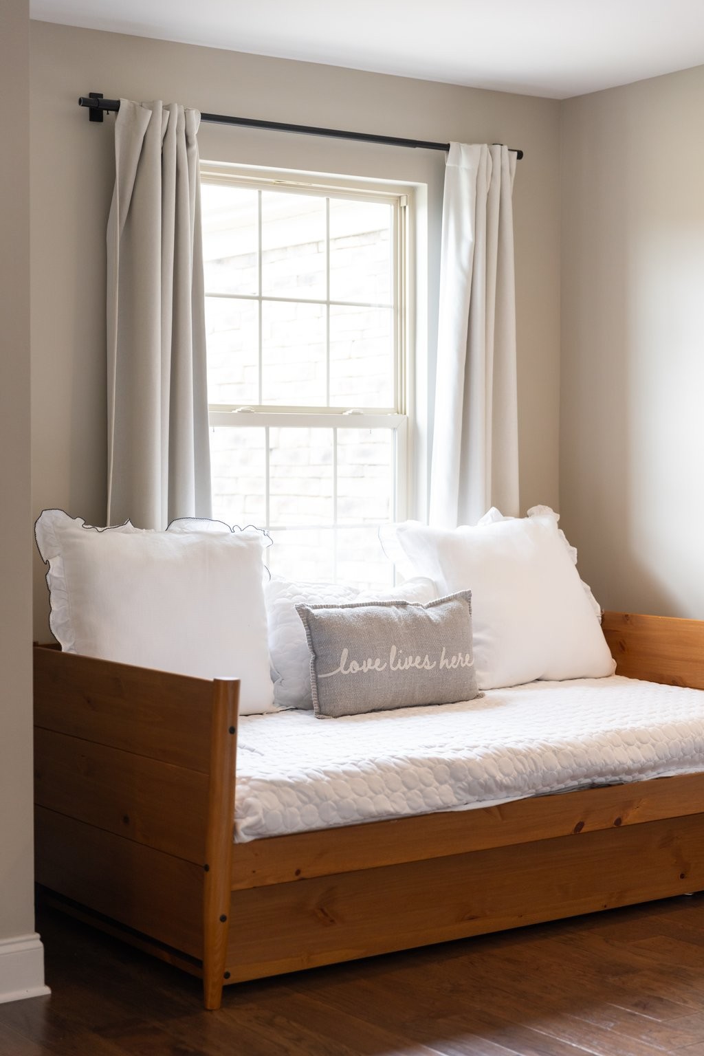 1044 Scouting Drive Franklin, TN 37064 - Photo 66 of 87 a bedroom with a bed and a window with wooden floor