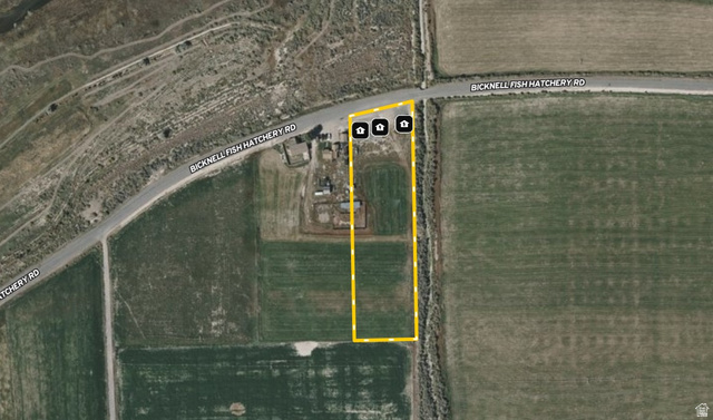 890 East Hatchery Road Bicknell, UT 84715 - Photo 47 of 48 Map / location featuring property parcel outlined