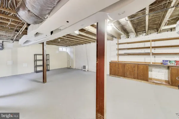 a view of a storage & utility room