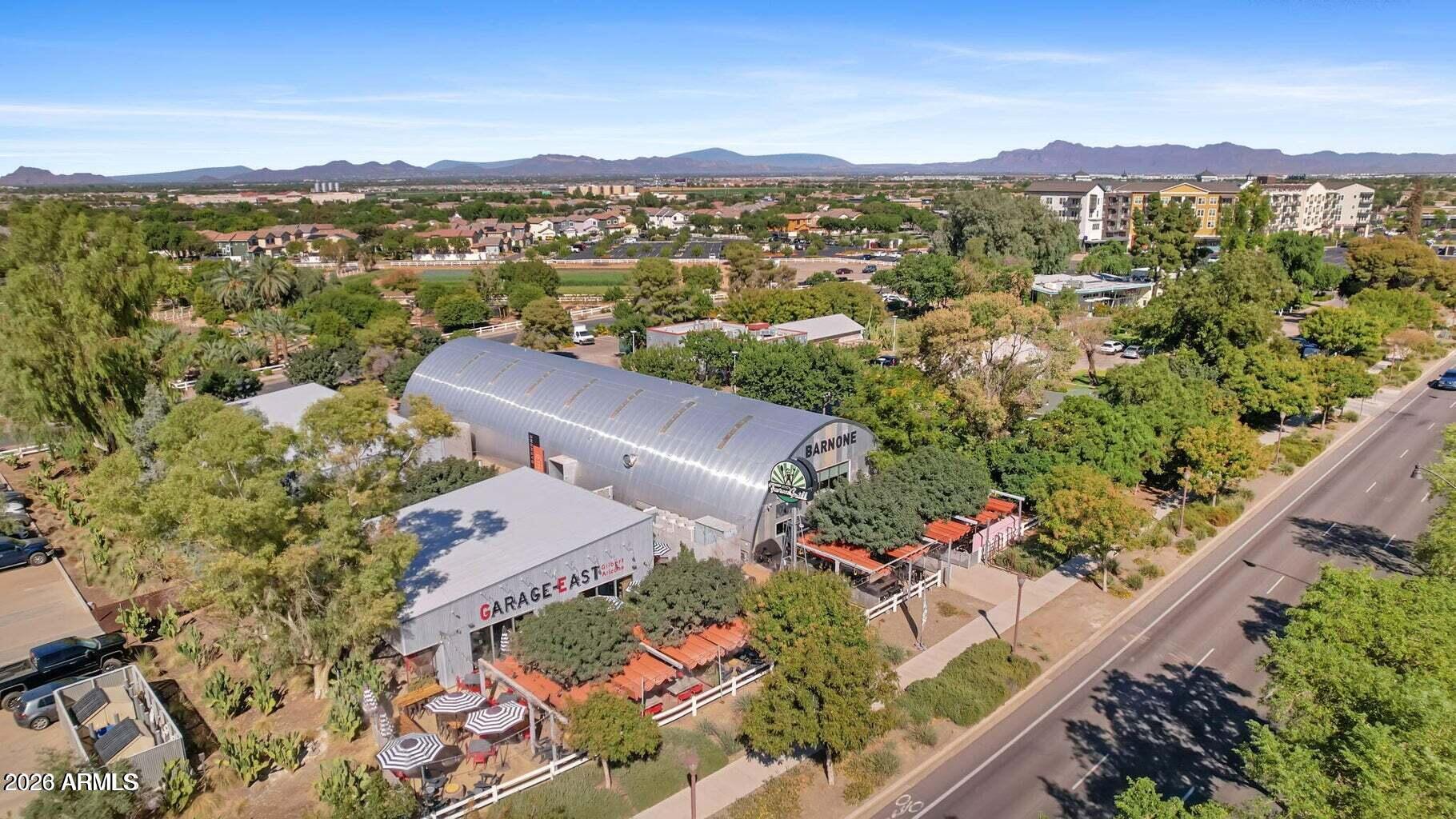 1317 South Banning Street Gilbert, AZ 85296 - Photo 32 of 46 an aerial view of a city
