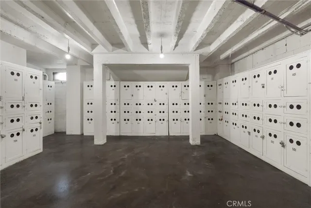 a view of a storage & utility room