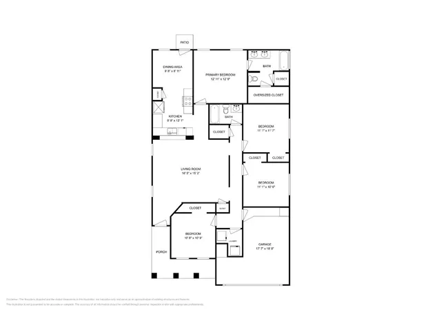 a picture of a bench in the floor