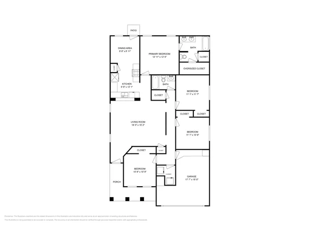 a picture of a floor plan