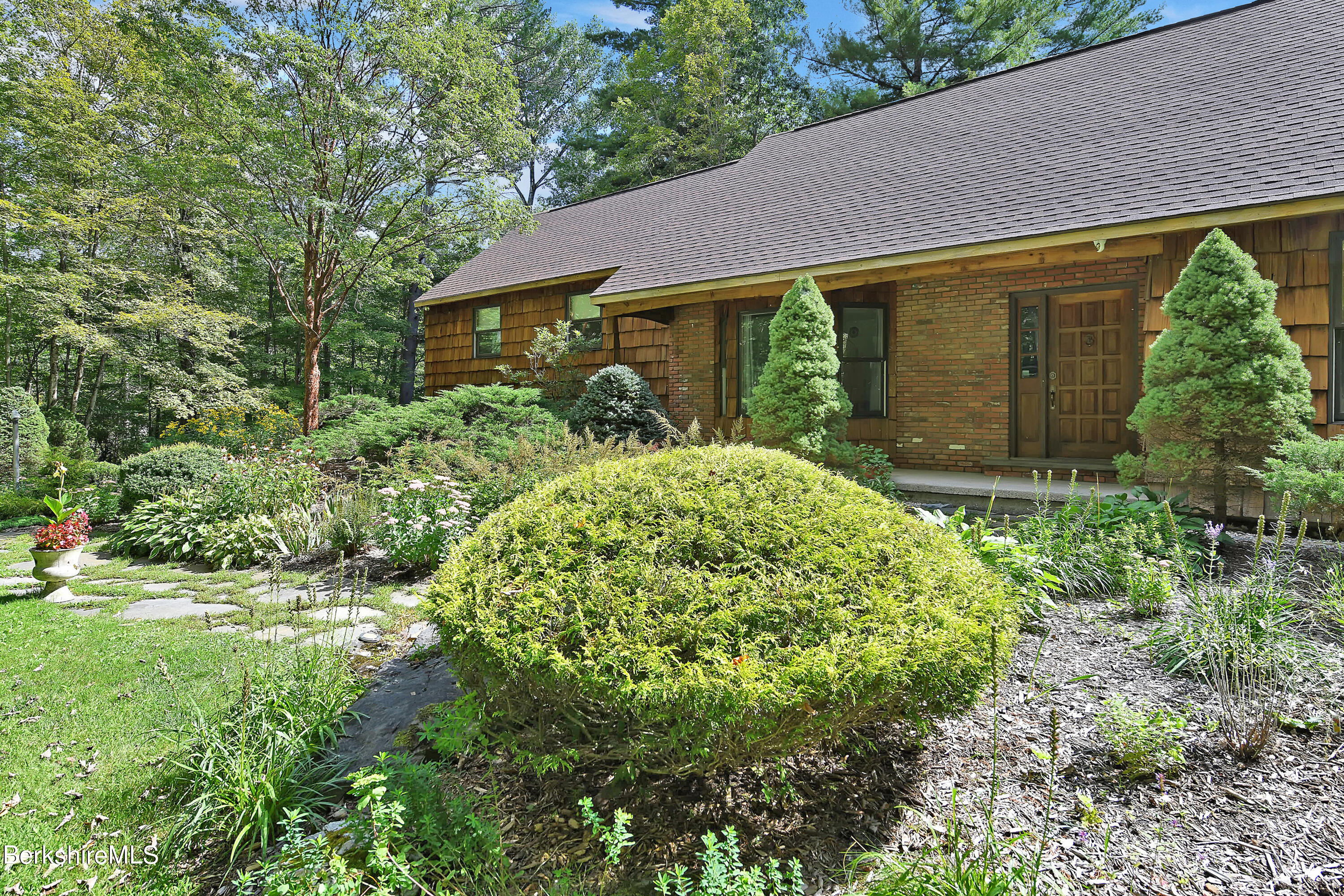 78 Scacebrook Road Richmond, MA 01201 - Photo 3 of 56 a view of a house with a garden