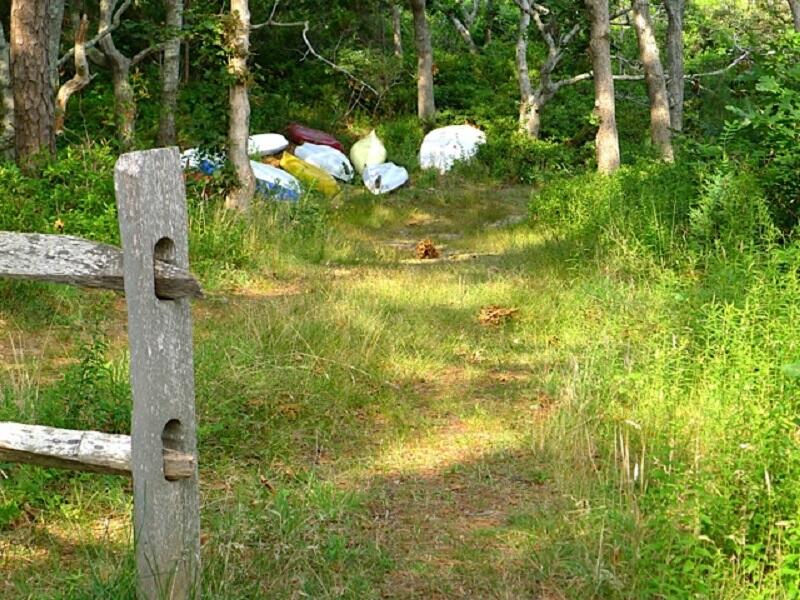 11 Beach Pebble Road West Tisbury, MA 02568 - Photo 6 of 9 11-wooden fence and pathok
