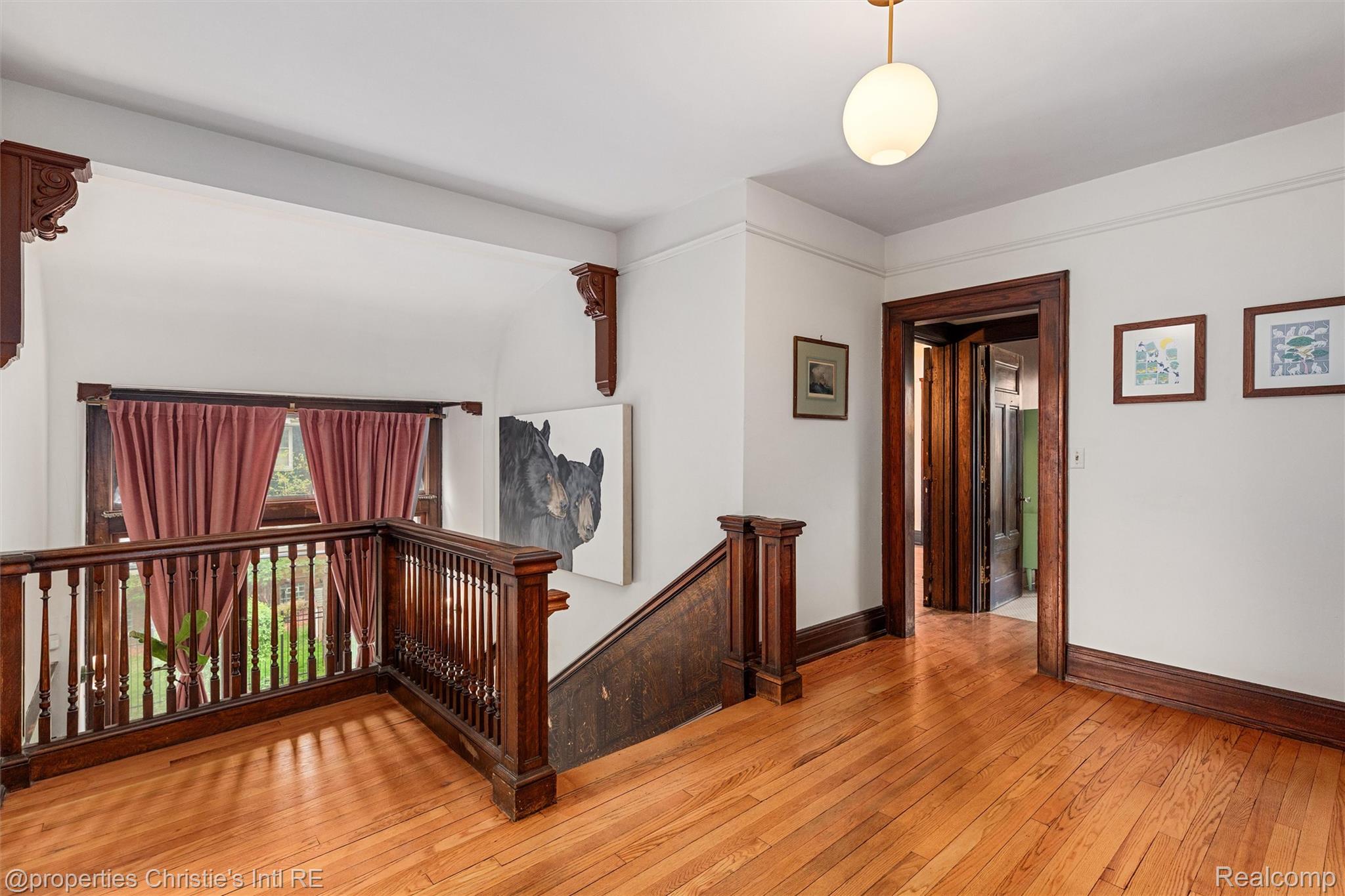 36 Longfellow Street Detroit, MI 48202 - Photo 36 of 81 Hallway featuring an upstairs landing and light wood-type flooring