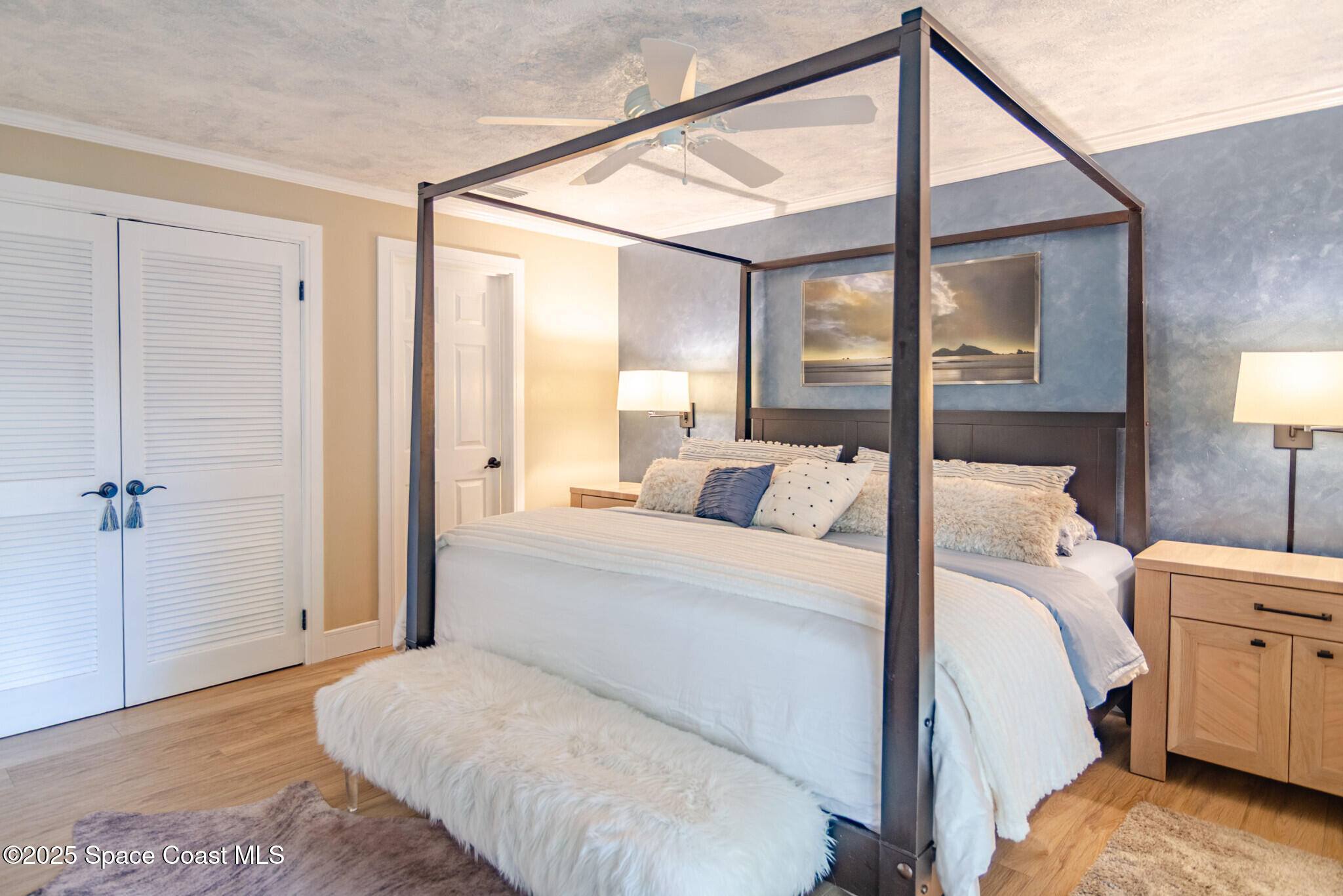 315 Richards Road Melbourne Beach, FL 32951 - Photo 17 of 38 a view of bedroom with furniture and a window