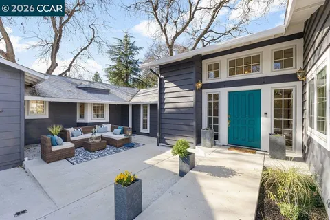 a view of a house with patio