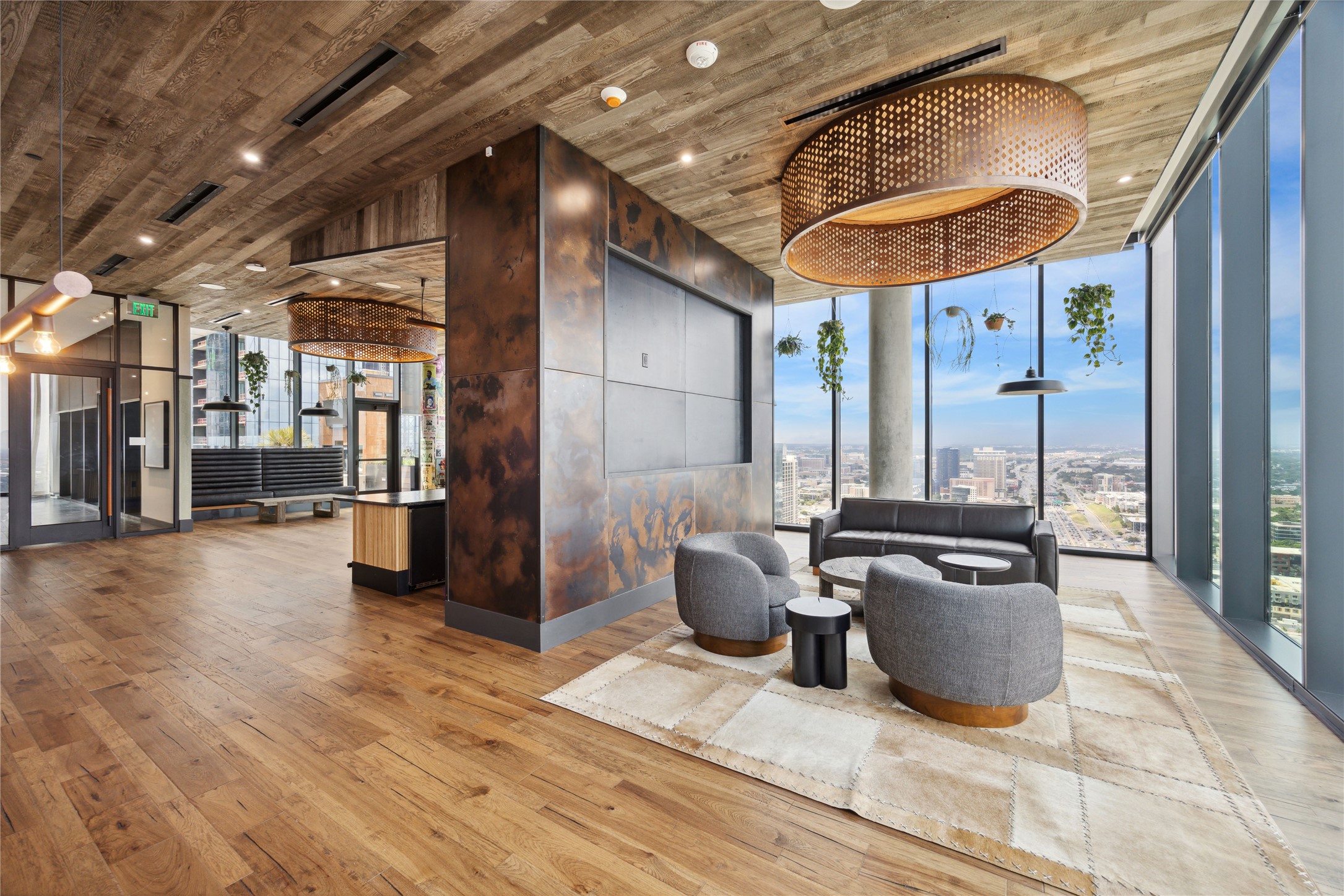 84 East Avenue, Unit 3009 Austin, TX 78701 - Photo 2 of 39 a view of a patio with table and chairs