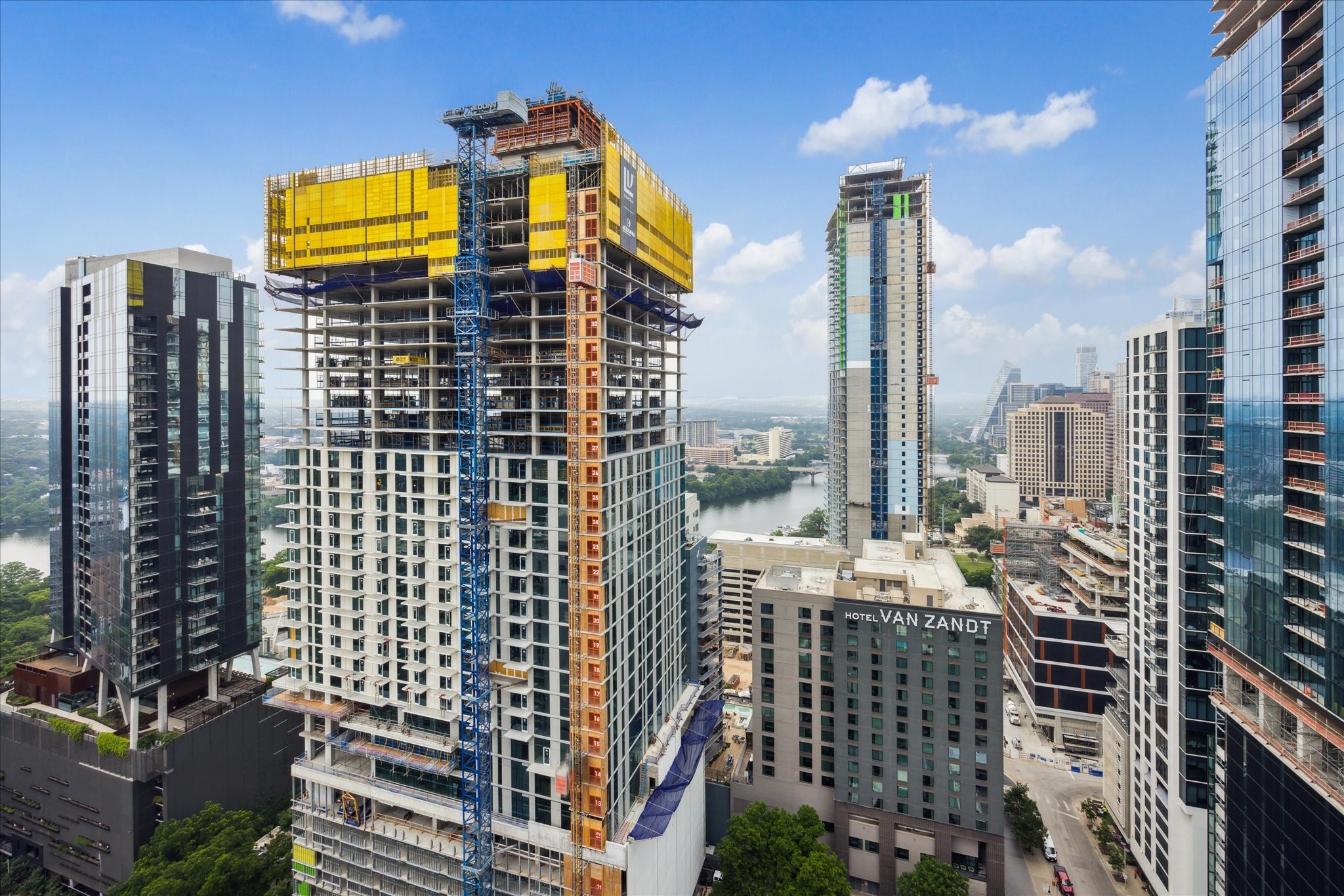 84 East Avenue, Unit 3009 Austin, TX 78701 - Photo 32 of 39 a view of a city with tall buildings