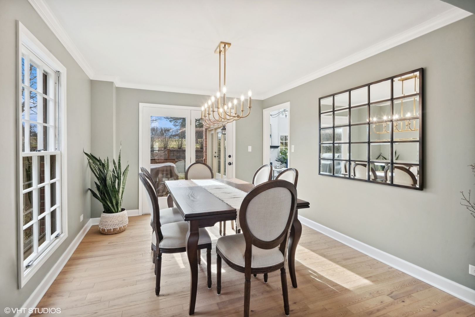 853 Seminary Circle Glen Ellyn, IL 60137 - Photo 4 of 26 a view of a dining room with furniture window and wooden floor