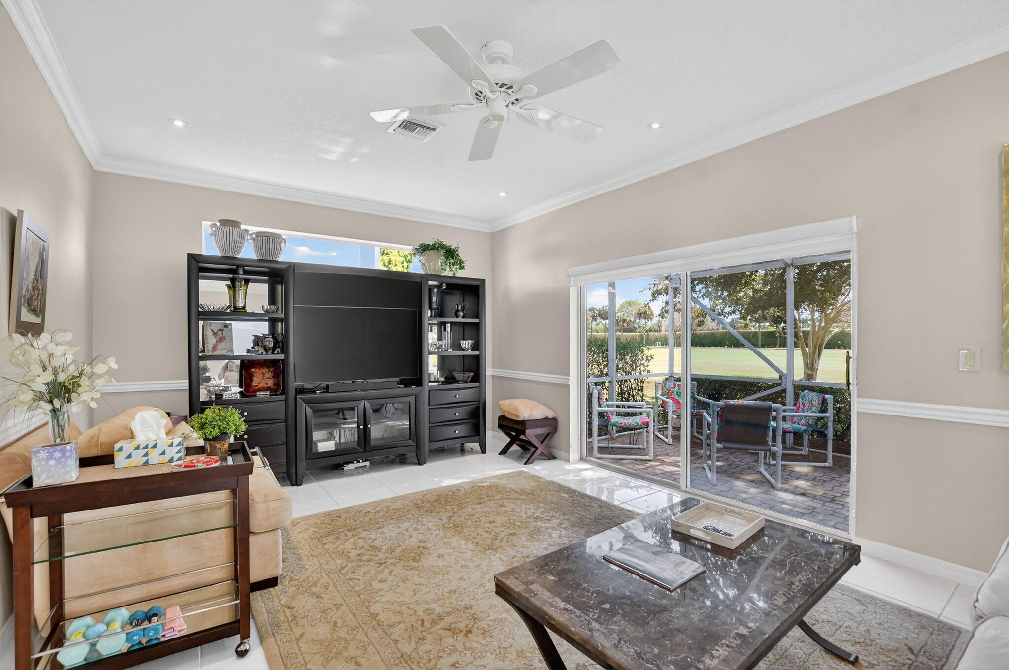 7323 Panache Way Boca Raton, FL 33433 - Photo 12 of 46 a living room with furniture and a flat screen tv