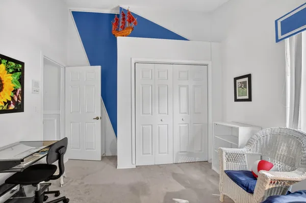 a view of outdoor space with seating area