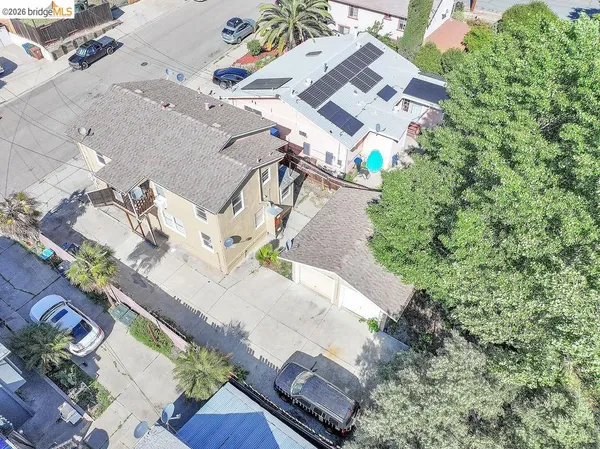 a aerial view of multiple house