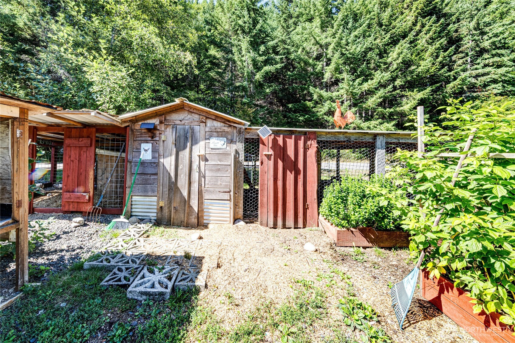 51 Sunflower Road Port Angeles, WA 98363 - Photo 28 of 40 a view of a house with a small yard and potted plants