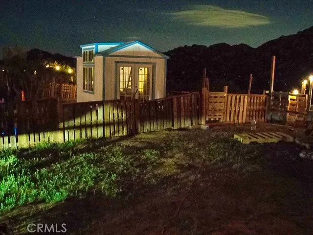 a front view of house with a yard