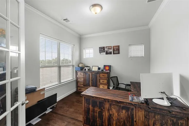 a room with furniture and a window