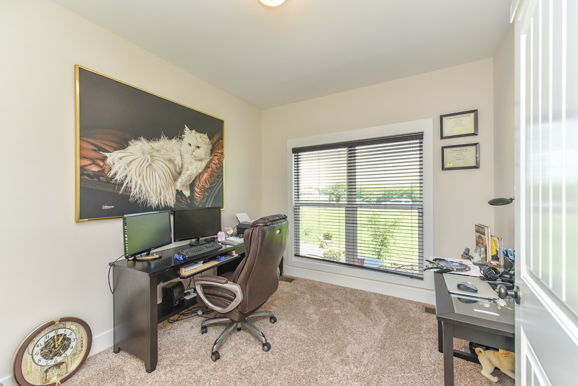 4817 Barren Plains Road Springfield, TN 37172 - Photo 18 of 31 a view of a workspace with furniture and a window