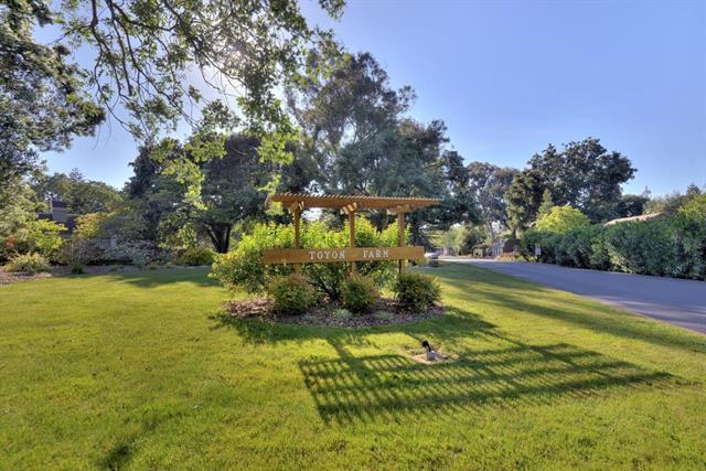 1 Farm Road Los Altos, CA 94024 - Photo 20 of 25 a view of an swimming pool with a yard