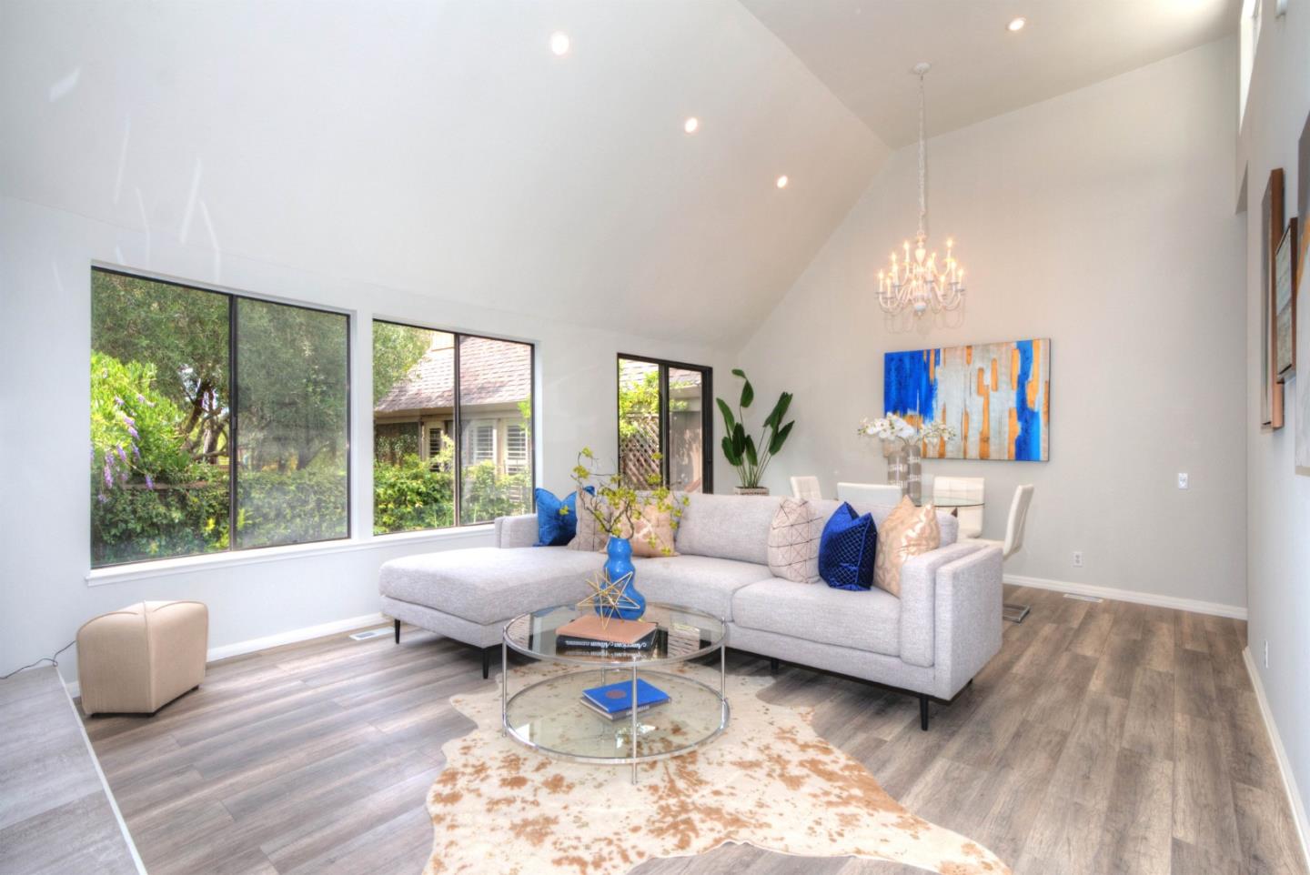 1 Farm Road Los Altos, CA 94024 - Photo 3 of 25 a living room with furniture and a large window