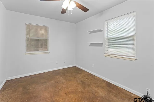 a view of an empty room