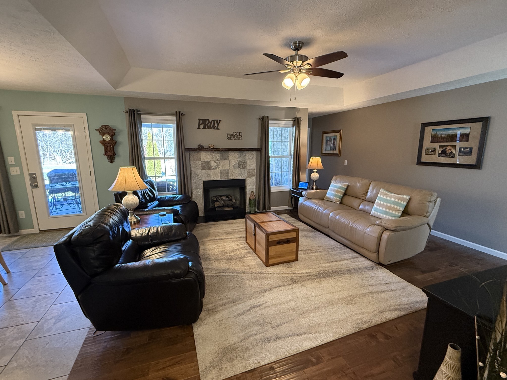 334 North Centerpoint Road Portland, TN 37148 - Photo 10 of 43 a living room with furniture and a fireplace