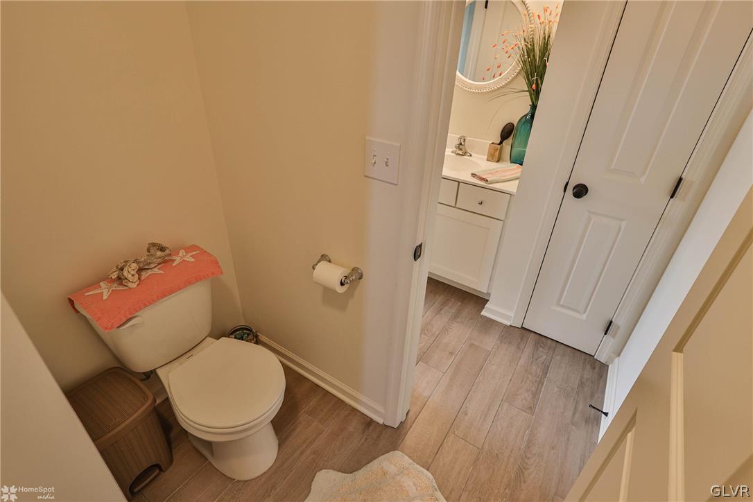 1275 Keller Road Wind Gap, PA 18091 - Photo 41 of 50 a white toilet sitting next to a sink