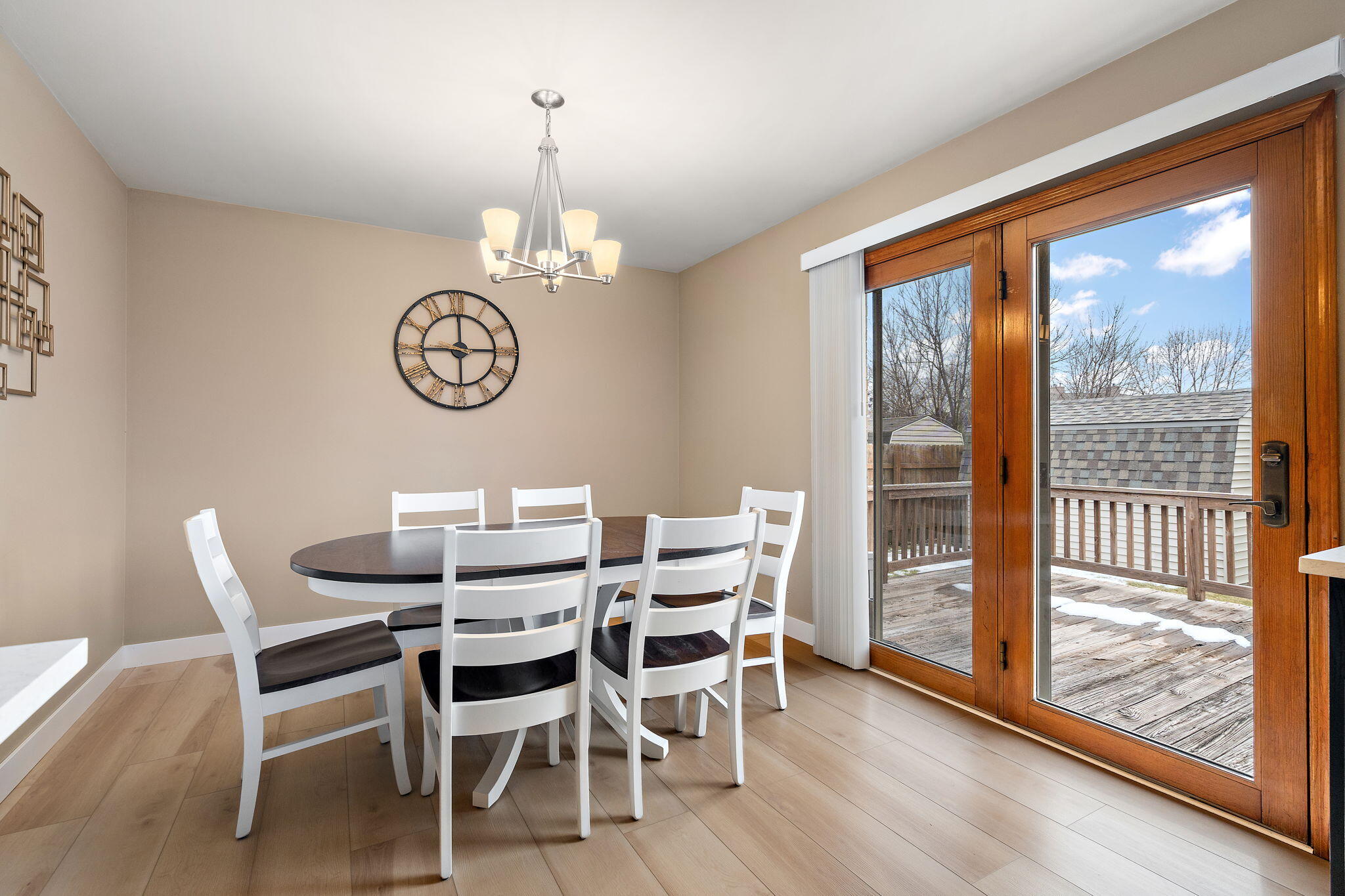 2164 Terrace Drive Highland, IN 46322 - Photo 12 of 34 a view of a dining room with furniture window and wooden floor