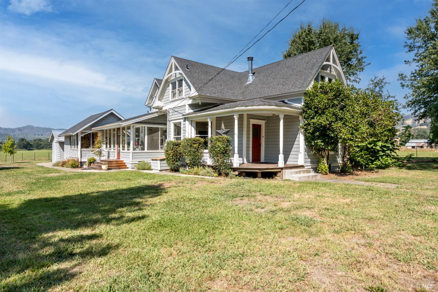 13850 Eel River Road Potter Valley, CA 95469 - Photo 19 of 26 a front view of a house with a yard