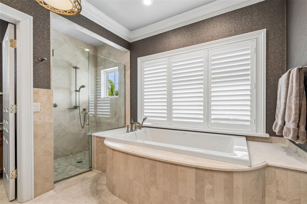 4804 Culbreath Isles Road Tampa, FL 33629 - Photo 33 of 70 a bathroom with a granite countertop sink and a bathtub