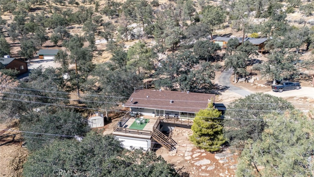 245 Mountain Shadow Road Wofford Heights, CA 93285 - Photo 52 of 72 an aerial view of residential houses with outdoor space