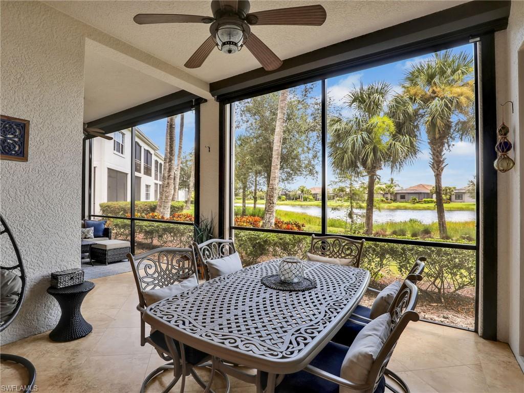 2718 Callista Court, Unit 101 Naples, FL 34114 - Photo 24 of 34 a view of a dining room with furniture window and outside view
