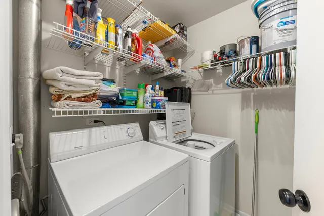 a view of washer and dryer