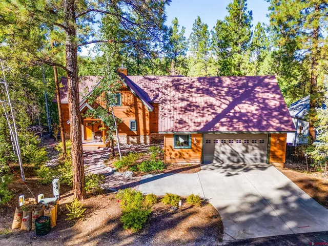 a street view with tall buildings