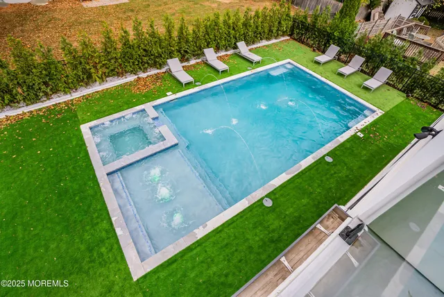 a view of an outdoor space and a lake view