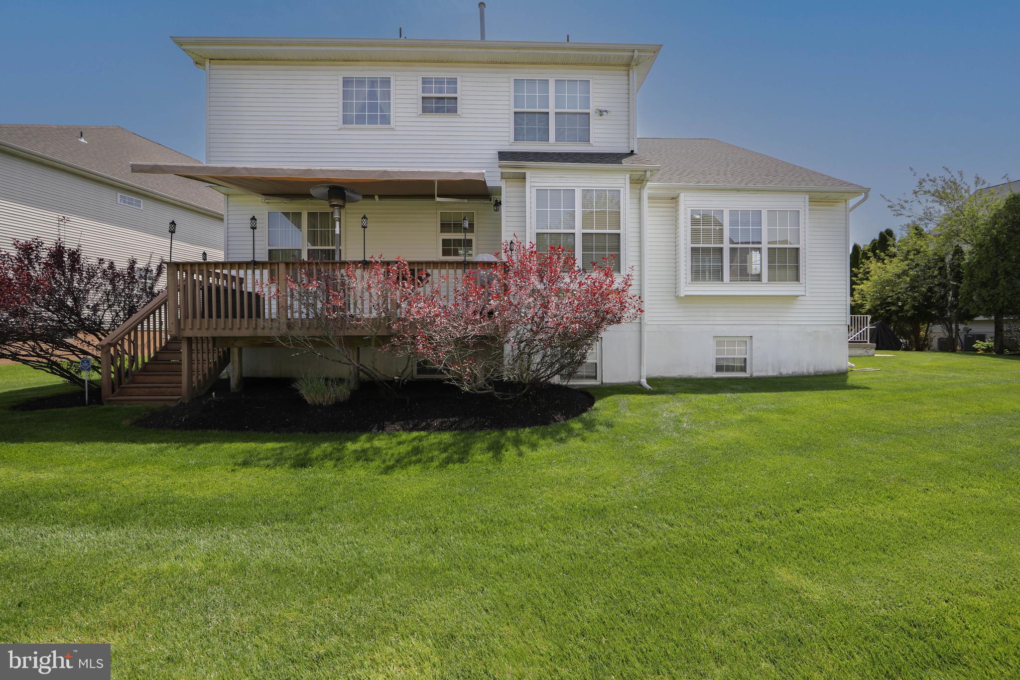 7 Kyle Court Mount Laurel, NJ 08054 - Photo 5 of 67 Rear view/deck w/awning