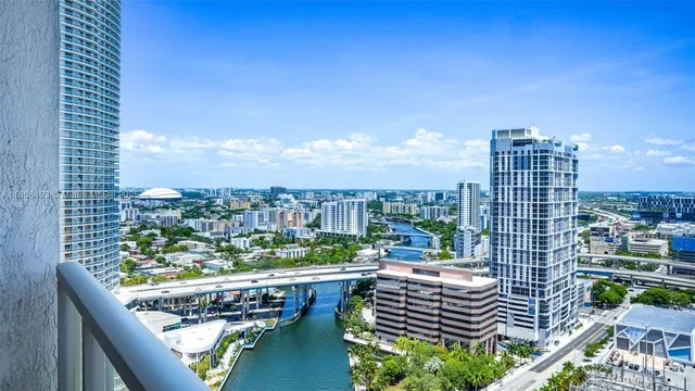 a city view from a balcony