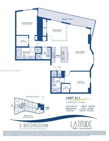 $789,995 | 185 Southwest 7th Street, Unit 2911, Miami, FL 33130